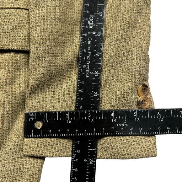 Blazer Men's 42R Wool Bill Blass Tweed Vintage Brown/Tan Sport Coat Jacket - Picture 6 of 13